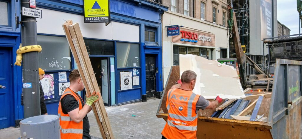 Wait-and-load waste collection in the UK, click here for a wait and load waste collection quote