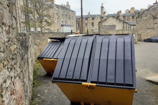 Enclosed Skip Hire click for Lockable & Enclosed Skips in London, Manchester, Edinburgh, Glasgow, Newcastle, Bristol, Doncaster and across the UK