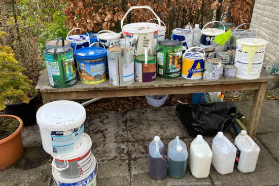 Hazardous Waste collections such as chemicals asbestos paint solvents contaminated soils